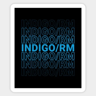 indigo rm Sticker